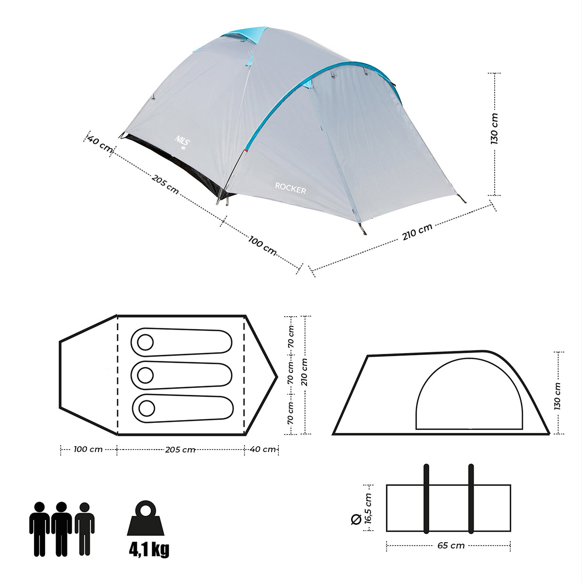 bilde 7 - NC6013 CAMPING ENT ROCKER NILS CAMP
