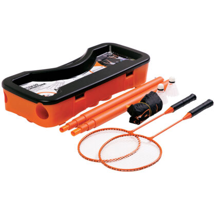 bilde 1 - ZSB1 BADMONTON SET 2 ROCKETS + 2 SHUTTLECCKS + NET + SUITCASE NILS