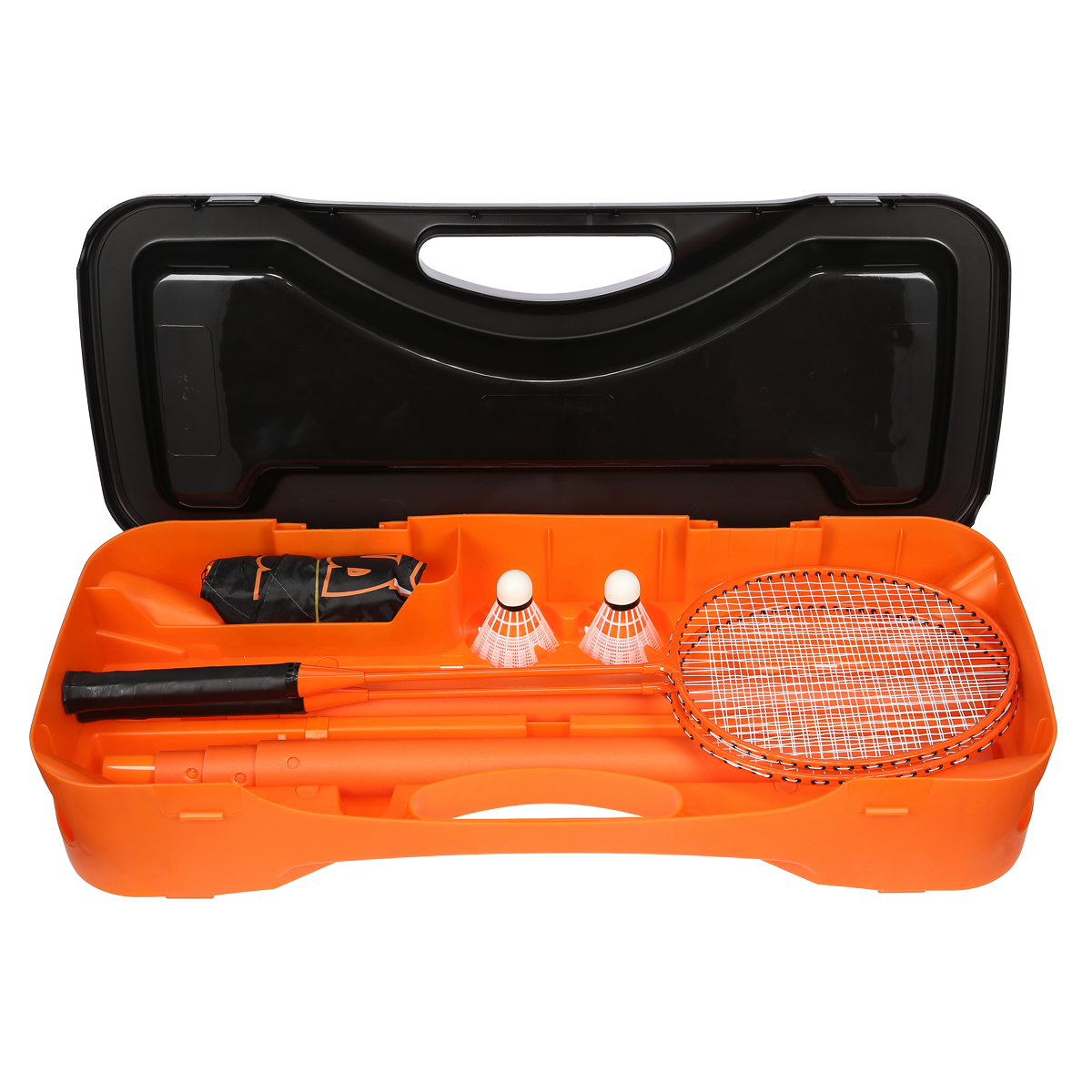 bilde 2 - ZSB1 BADMONTON SET 2 ROCKETS + 2 SHUTTLECCKS + NET + SUITCASE NILS