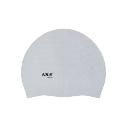 bilde 2 - NQC SOLID COLOR GRAY SILICONE SIMMING CAP DOTS NILS AQUA