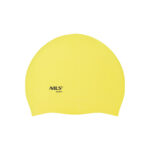 bilde 2 - NQC SOLID COLOR YELLOW SILICONE SIMMING CAP DOTS NILS AQUA