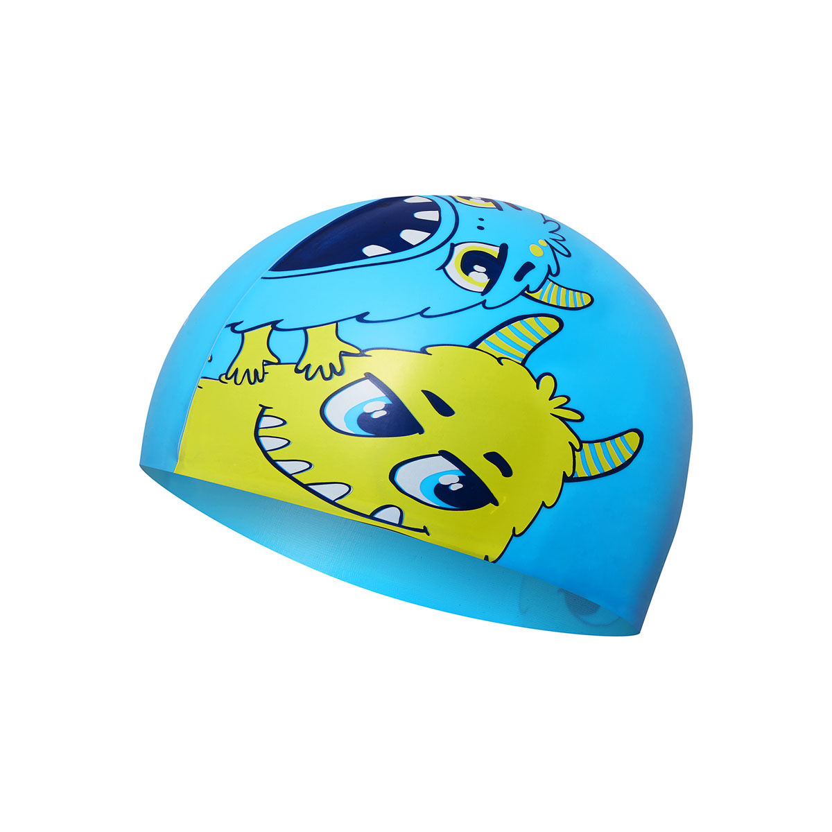bilde 2 - NQC MONSTER BLUE KIDS SIMMING CAP NILS AQUA