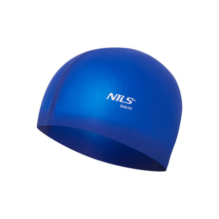 bilde 1 - NQC SOLID COLOR BL04 DARK BLUE SILICONE SIMMING CAP NILS AQUA