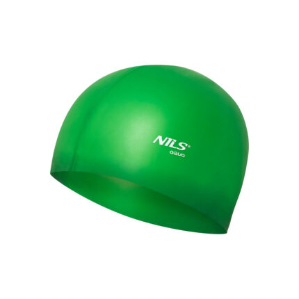 bilde 1 - NQC SOLID COLOR GR02 GREEN SILICONE SIMMING CAP NILS AQUA