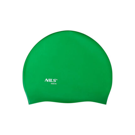 bilde 2 - NQC SOLID COLOR GR02 GREEN SILICONE SIMMING CAP NILS AQUA