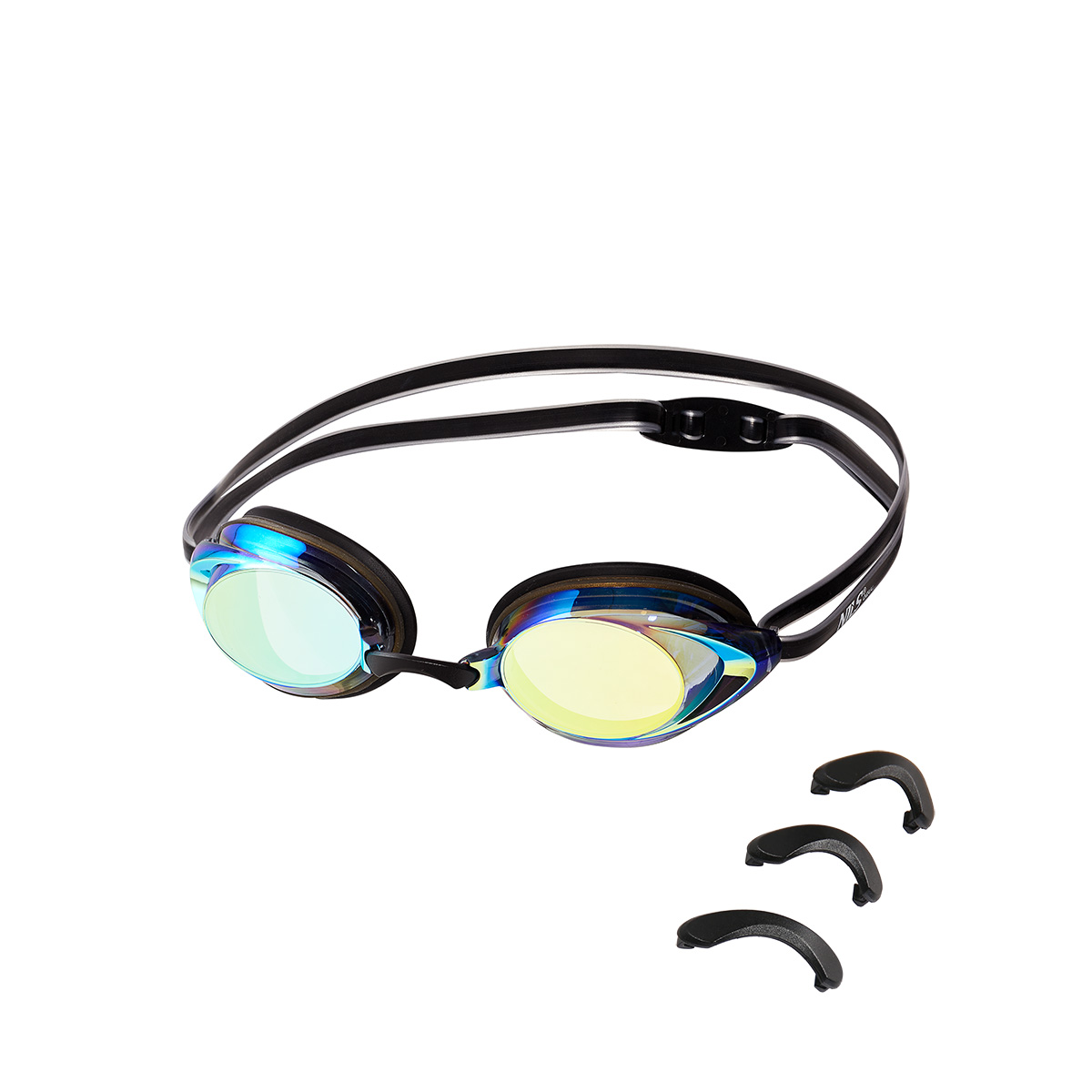 bilde 1 - NQG230MAF BLACK / RAINBOW working SIMMING GOGGLES NILS AQUA