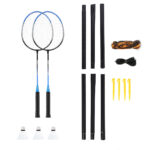 bilde 7 - SRZ012 Steel/Badminton SET 2 ROCKETS + 3 SHUTTLECCKS + MESH + FORSIDE NILS