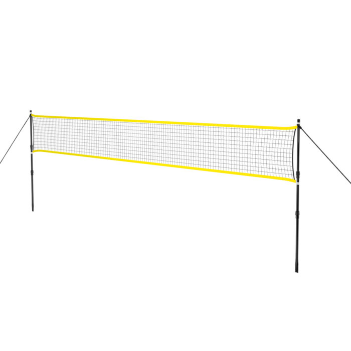 bilde 2 - NT320 BADMINTON NET TELESCOPIC POSTS 600x60cm +FULL FORSIDE NILS