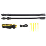 bilde 9 - NT320 BADMINTON NET TELESCOPIC POSTS 600x60cm +FULL FORSIDE NILS