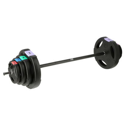 bilde 2 - GSPO40 ADJUSTABELLE BARBELL med COMPOSITE-PLATER 42 KG EN FASSER