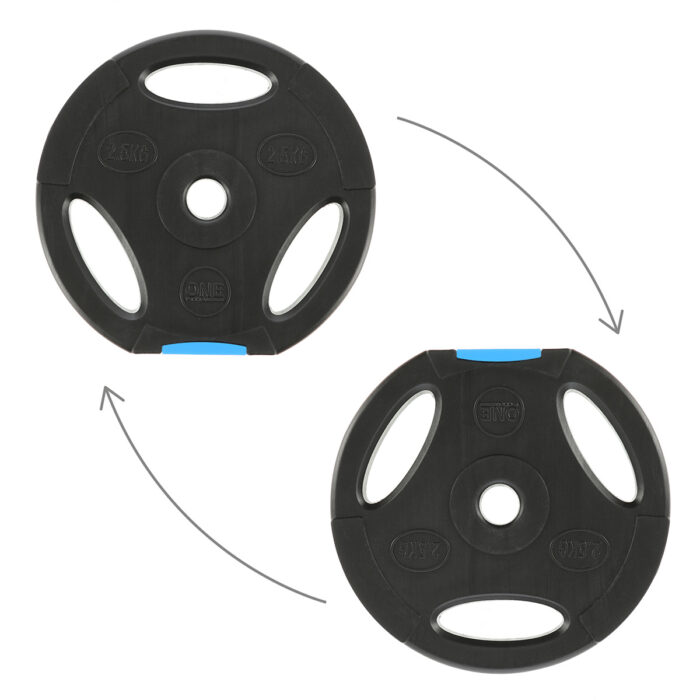 bilde 4 - GSPO40 ADJUSTABELLE BARBELL med COMPOSITE-PLATER 42 KG EN FASSER