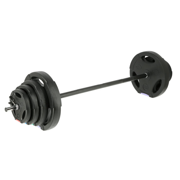 bilde 5 - GSPO40 ADJUSTABELLE BARBELL med COMPOSITE-PLATER 42 KG EN FASSER