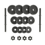bilde 5 - STO20 BLACK PLATES DUMBELL SET I SUITCASE 2 x 9 KG En FASSER