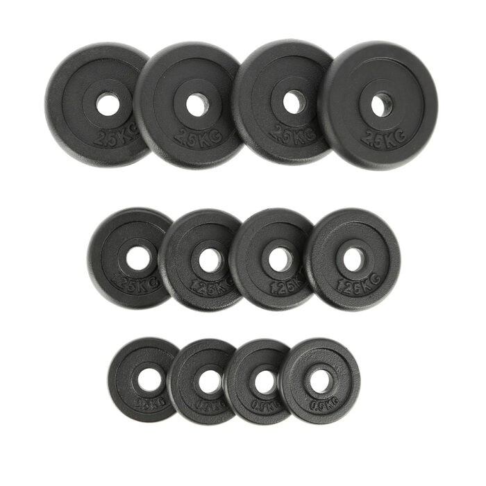 bilde 6 - STO20 BLACK PLATES DUMBELL SET I SUITCASE 2 x 9 KG En FASSER