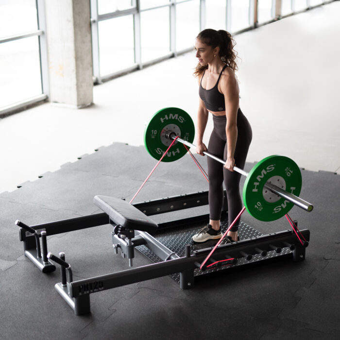 bilde 4 - PHT25 HIP TRUST OG DEADLIFT PLATFORM FOR EKSEMPEL GLUTEAL MUSKLER KOMMERCIAL HMS