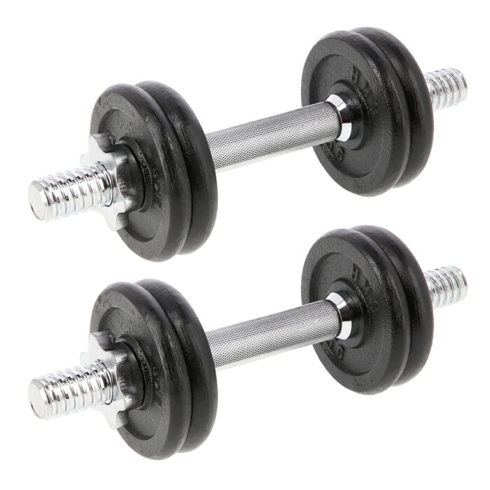 bilde 2 - SG02 CAST IRON DUMBELL 2x7KG HMS