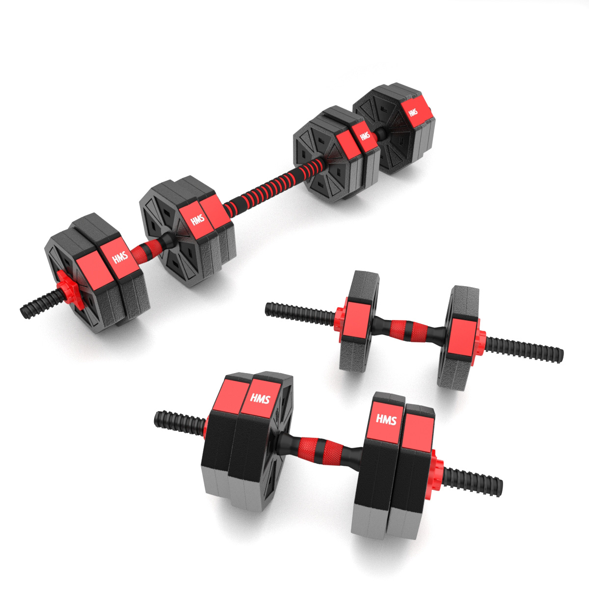 bilde 10 - SGC15 BARBELL OG DUMBELLER COMPOSITE 15 KG HMS