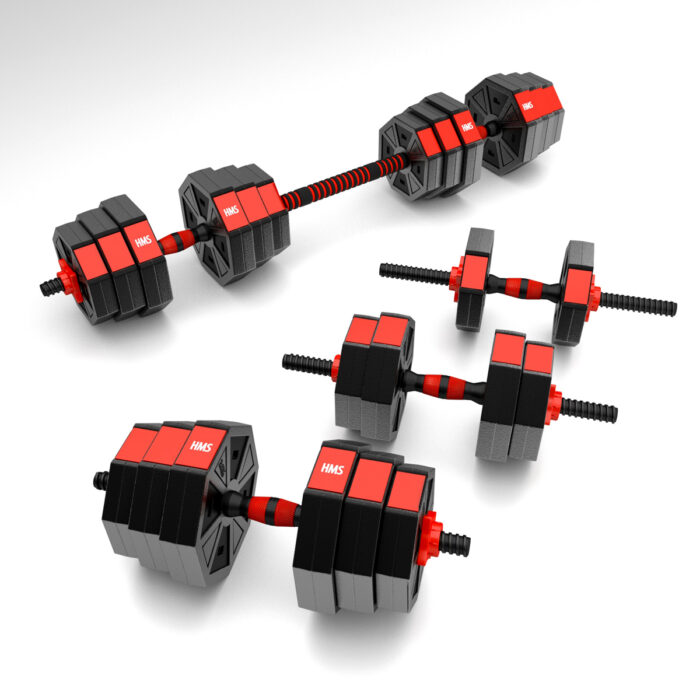 bilde 10 - SGC20 BARBELL OG DUMBELLS COMPOSITE 20 KG HMS
