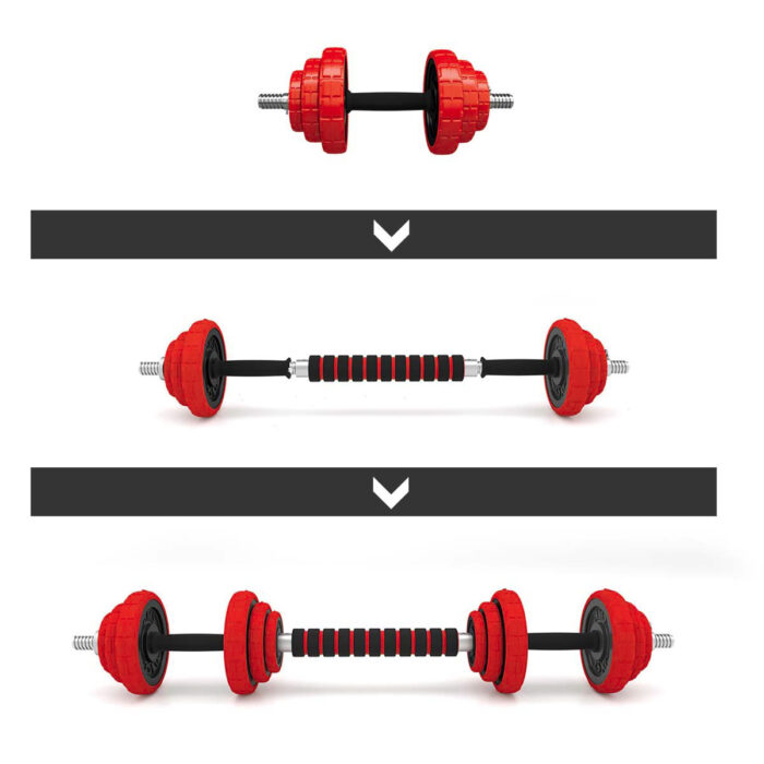 bilde 3 - SGGX20 Dumbell SET-BARBELL 20KG HMS