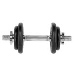 bilde 3 - ST20 BLACK PLATES Dumbell SET i SUITCASE 20KG HMS