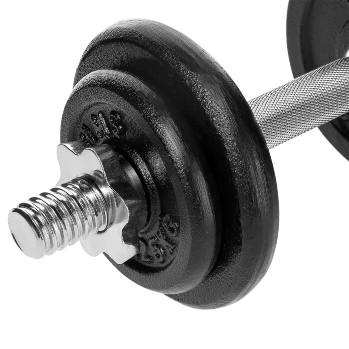 bilde 8 - ST20 BLACK PLATES Dumbell SET i SUITCASE 20KG HMS