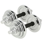 bilde 3 - STC21 CHROME DUMBELL SET i en SUITCASE 20KG HMS