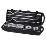 bilde 4 - STC55 CHROME Dumbell SET-BARBELL I SUITCASE 55KG HMS