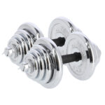 bilde 6 - STC55 CHROME Dumbell SET-BARBELL I SUITCASE 55KG HMS