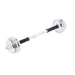 bilde 10 - STC55 CHROME Dumbell SET-BARBELL I SUITCASE 55KG HMS