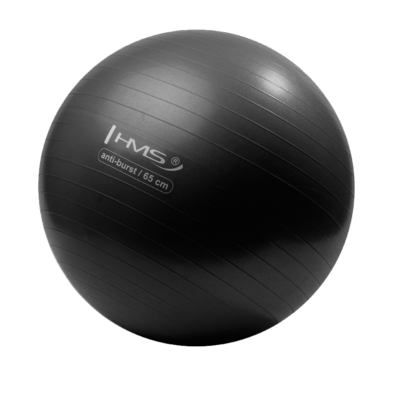 bilde 1 - YB02N 65CM BLACK GYM BALL HMS