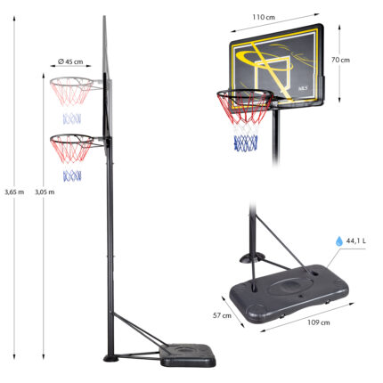 bilde 2 - ZDK019E BSKETBALL HOOP NILS
