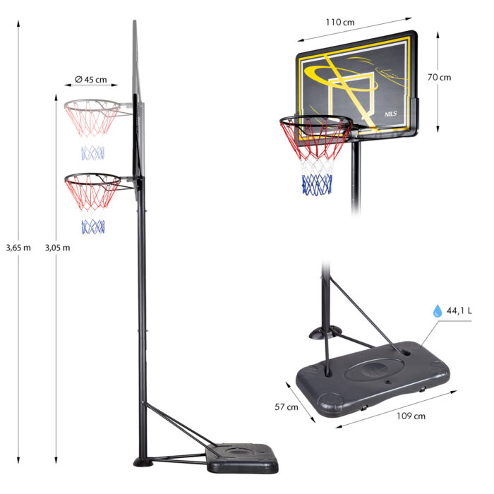 bilde 2 - ZDK019E BSKETBALL HOOP NILS