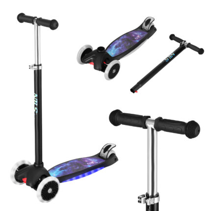 bilde 2 - HLB1310 LED SCOOTER BLACK NILS FUN
