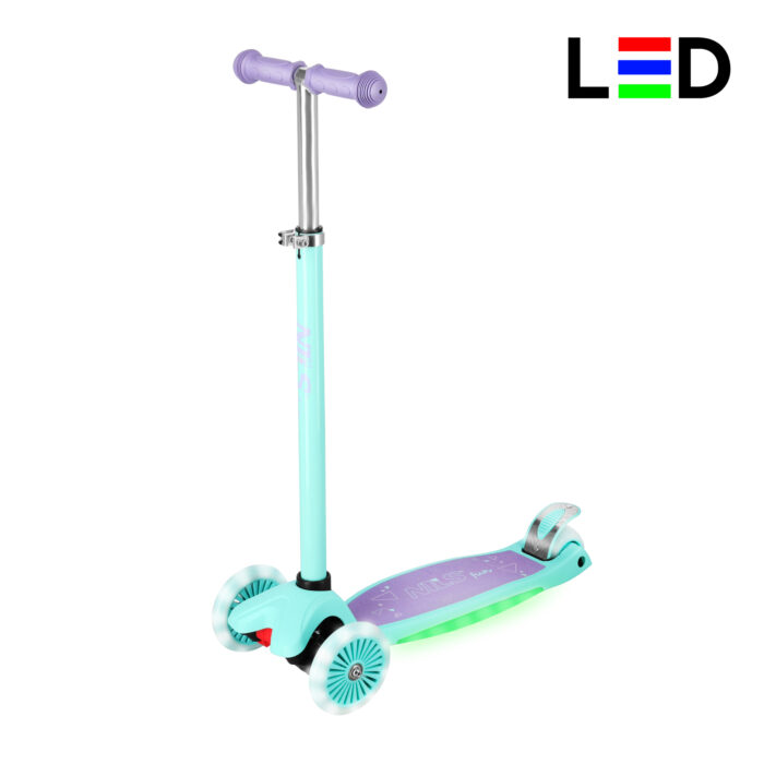 bilde 1 - HLB1310 LED SCOOTER VIOLET NILS FUN