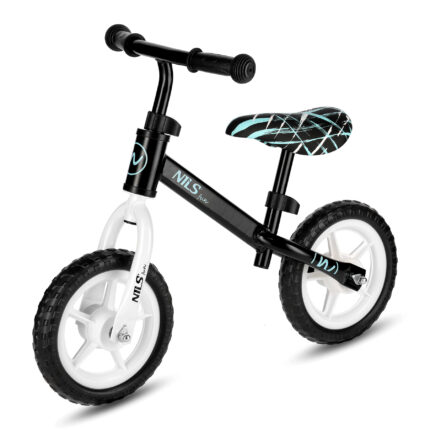 bilde 1 - RB134 BALANCE BIKE BLACK WHEEL 10'' NILS FUN