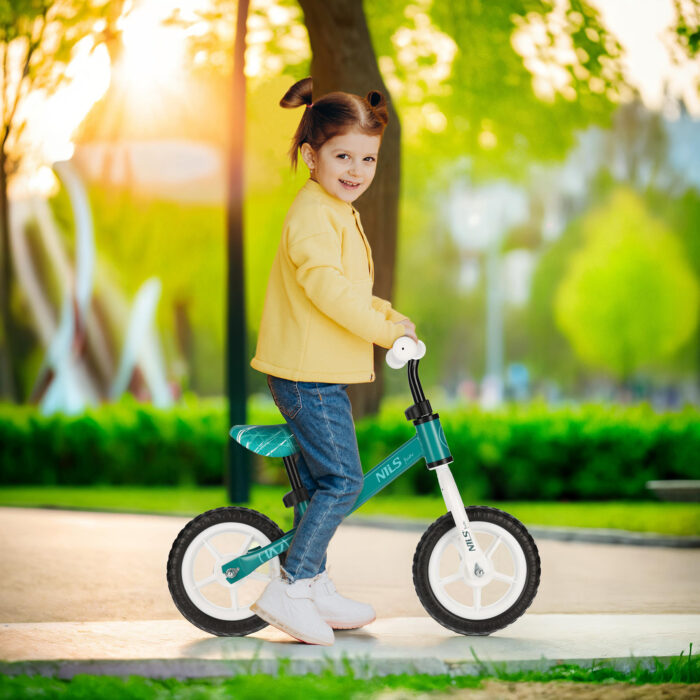 bilde 2 - RB134 BALANCE BIKE GREEN WHEEL 10'' NILS FUN