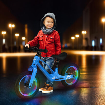 bilde 2 - RB901 LED BALANCE BIKE WHEEL 12'' BLUE NILS FUN
