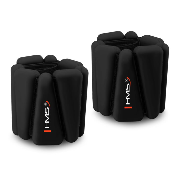 bilde 1 - SNK01 BLACK SILICONE EXERCISE WEIGHTS FOR ANKLE AND WRIST HMS