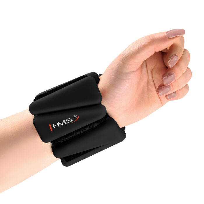 bilde 2 - SNK01 BLACK SILICONE EXERCISE WEIGHTS FOR ANKLE AND WRIST HMS