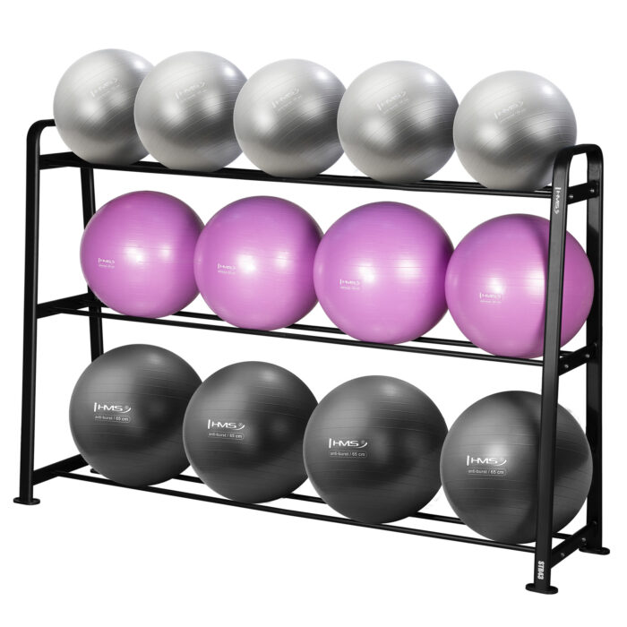 bilde 1 - SET OF 13 GYM BALLS YB02 + STR43 RACK HMS