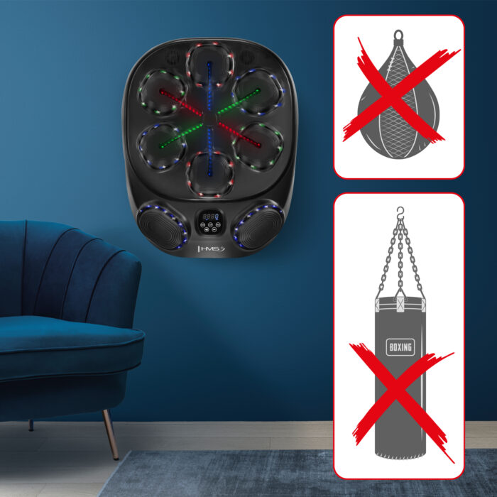 bilde 6 - TB10 INTELLIGENT MUSIC BOXING MACHINE BLUETOOTH WITH GLOVES BATTERY 4000MAH HMS