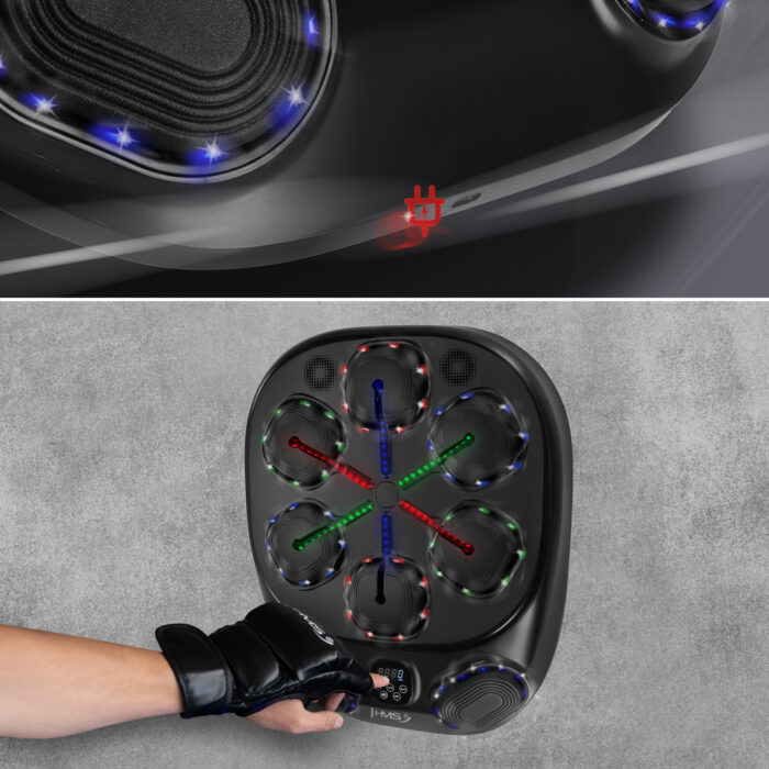 bilde 8 - TB10 INTELLIGENT MUSIC BOXING MACHINE BLUETOOTH WITH GLOVES BATTERY 4000MAH HMS