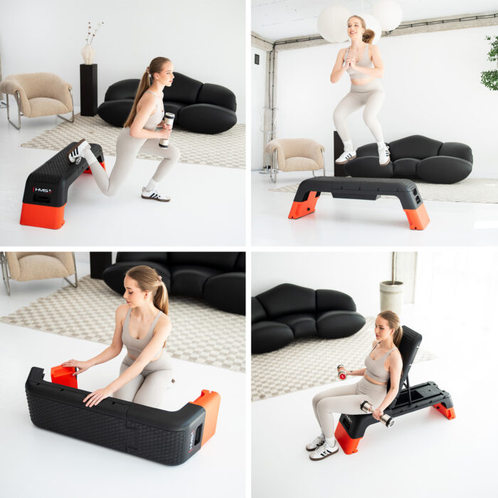 bilde 7 - AS009 PRO ADJUSTABLE AEROBIC STEP WITH BENCH FUNCTION COMMERCIAL HMS