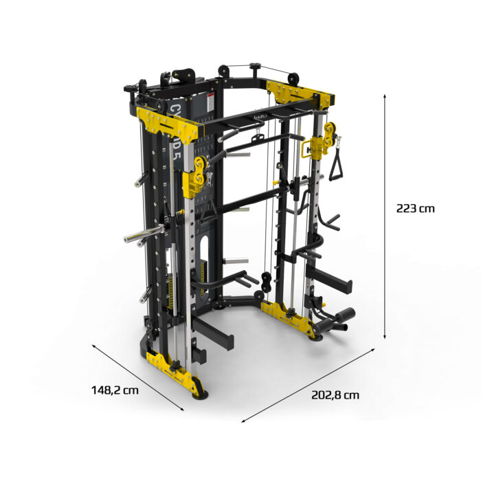 bilde 3 - CYKLOP 5 SMITH MACHINE WITH WEIGHT STACK SEMI COMERCIAL HMS