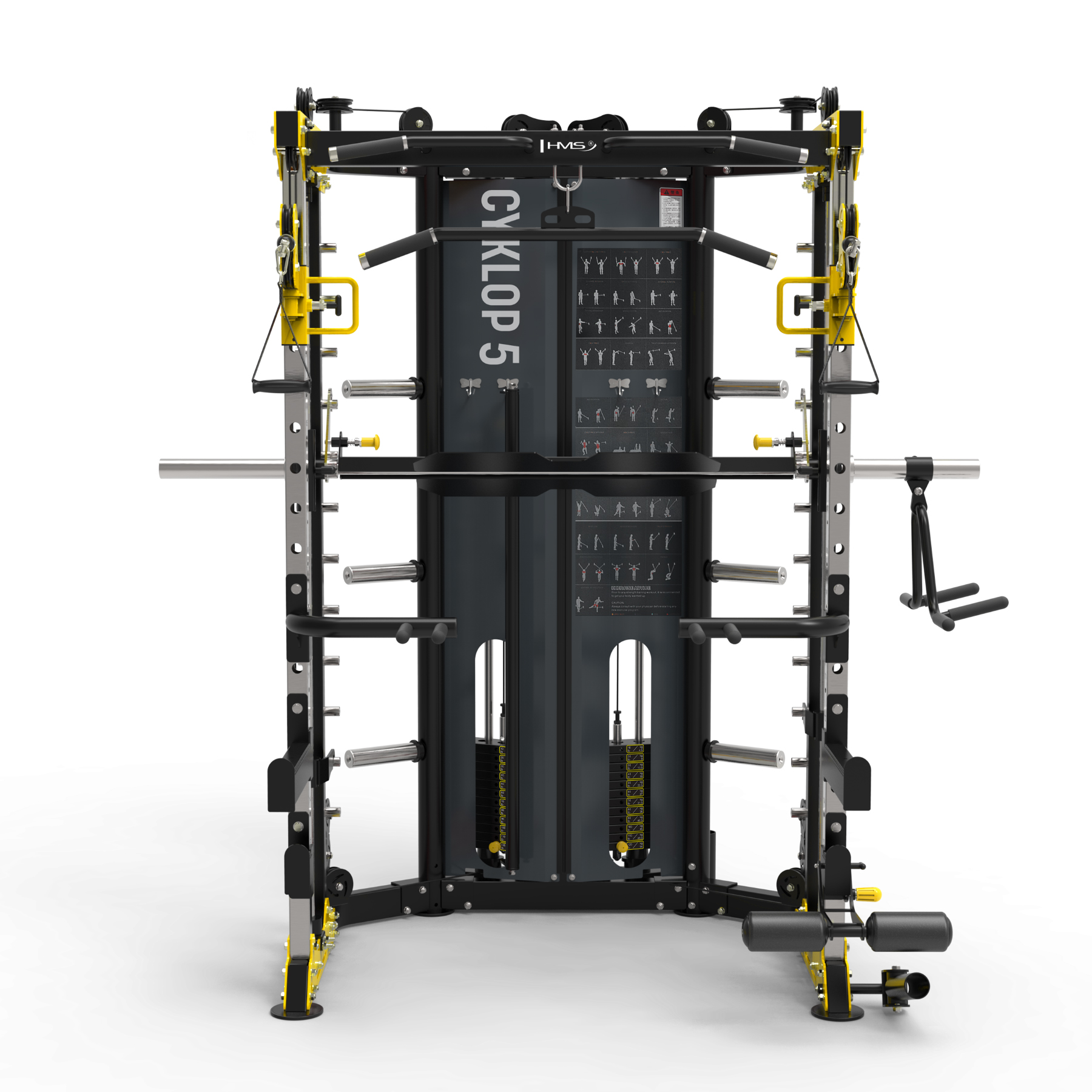 bilde 4 - CYKLOP 5 SMITH MACHINE WITH WEIGHT STACK SEMI COMERCIAL HMS