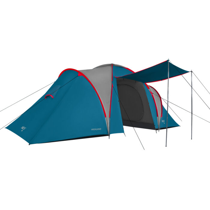 bilde 4 - NC6031 BLUE- LIGHT GRAY CAMPING TENT HIGHLAND NILS CAMP