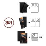 bilde 3 - NC3601 BEAR 3-IN-1 DOUBLE SLEEPING BAG NILS CAMP