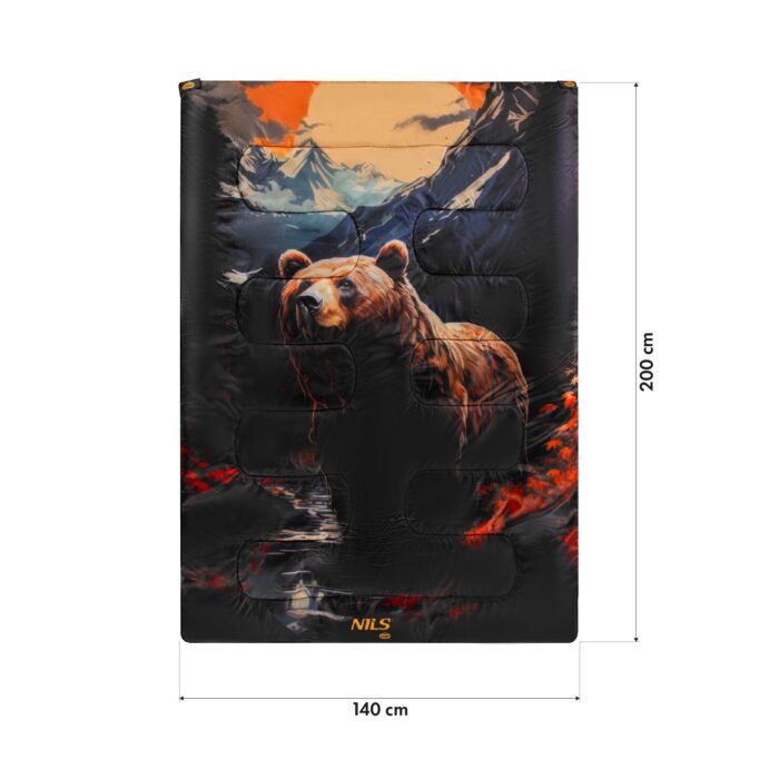 bilde 4 - NC3601 BEAR 3-IN-1 DOUBLE SLEEPING BAG NILS CAMP
