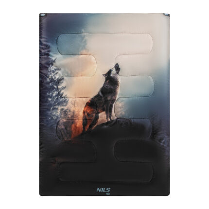 bilde 1 - NC3601 3-IN-1 DOUBLE SLEEPING BAG WOLF NILS CAMP