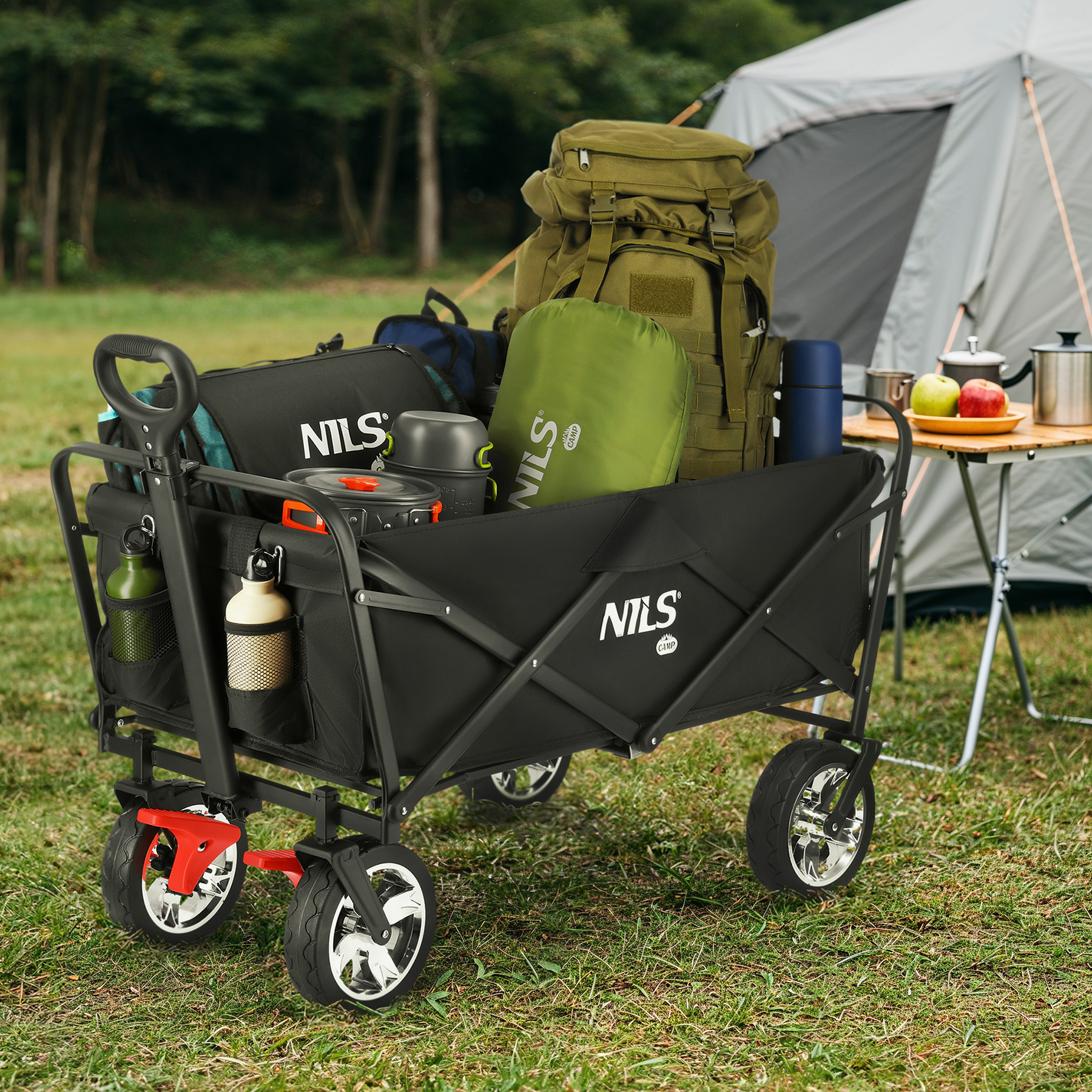 bilde 2 - NC2603 BLACK TROLLEY 120L NILS CAMP